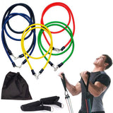 11Pcs Resistance Bands for Yoga, Pilates, Crossfit
