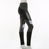 Patchwork Ventilate Fitness Punk Rock Workout Legging