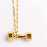 Unisex Dumbbell Necklace