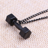 Unisex Dumbbell Necklace