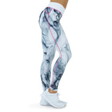 Women Mid Waist Elastic Leggings