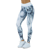 Women Mid Waist Elastic Leggings